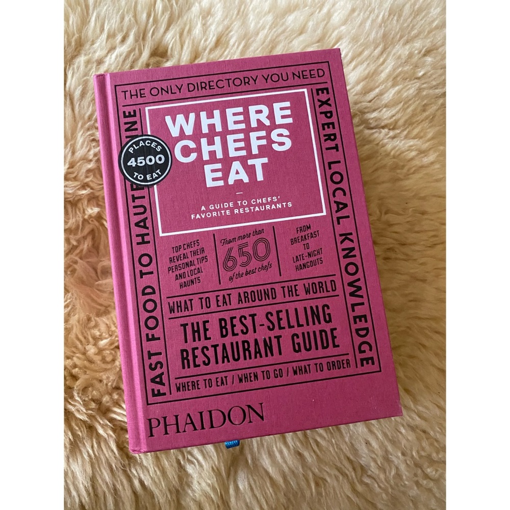 NWT Phaidon ‘Where Chefs Eat’ Famous Chef Guide